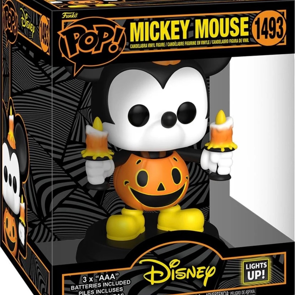 NEW Mickey Mouse Halloween Light Up Funko Pop
